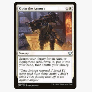 牌客窝 万智牌 打开兵械库 Open the Armory 银 白