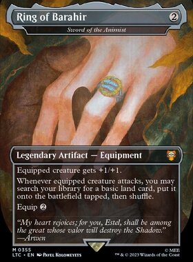 牌客窝 万智牌 物灵师之剑 Sword of the Animist 秘稀 神器 闪