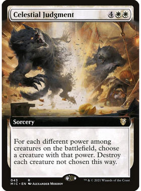 牌客窝 万智牌 天降审判 Celestial Judgment 金 白