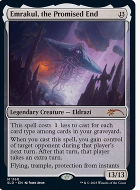 万智牌 绝望终局伊莫库 Emrakul, the Promised End 秘稀 神器