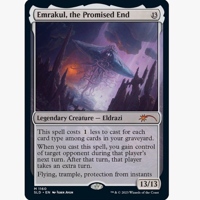 万智牌 绝望终局伊莫库 Emrakul, the Promised End 秘稀 神器
