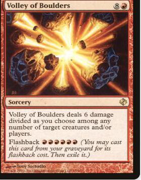 牌客窝 万智牌 乱石轰 Volley of Boulders 金 红