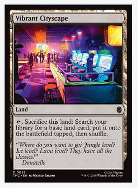 牌客窝 万智牌 生机城景 Vibrant Cityscape 铁 地