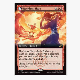 万智牌 金 鲁莽火光 Blaze 红色 Reckless 牌客窝