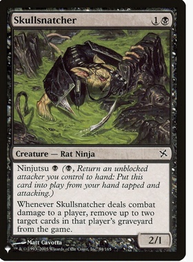 牌客窝 万智牌 夺骨鼠人 Skullsnatcher 铁 黑色