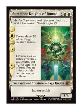 牌客窝 万智牌 召唤：圆桌骑士 Summon: Knights of Round 秘稀白