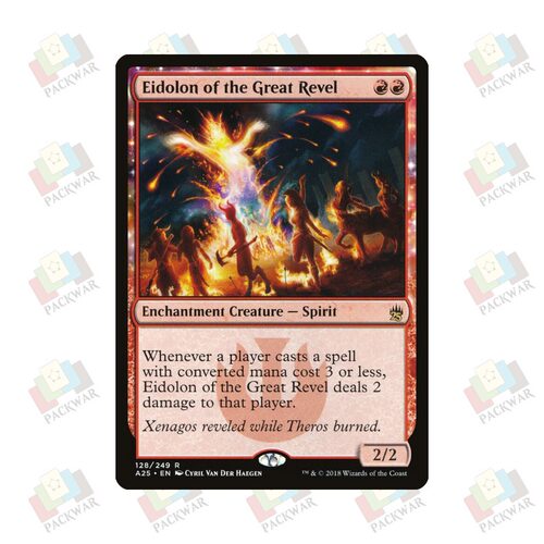 牌客窝 万智牌 盛欢幻灵 Eidolon of the Great Revel 金 红 闪