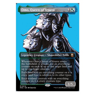 牌客窝 万智牌 维苏瓦女皇欧茉 Omo, Queen of Vesuva 秘稀 多色