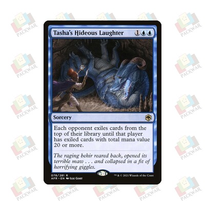 牌客窝 万智牌 塔莎狂笑术 Tasha's Hideous Laughter  金 蓝