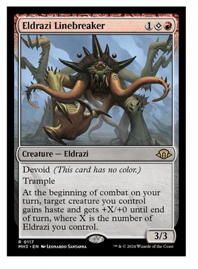 牌客窝 万智牌 破阵奥札奇 Eldrazi Linebreaker 金 红