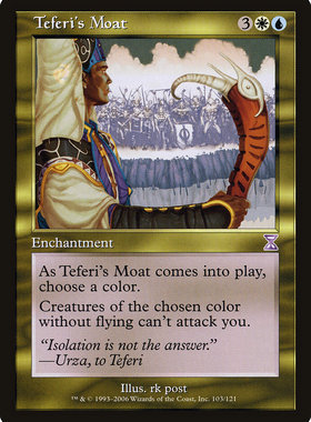 牌客窝 万智牌 泰菲力的护城河 Teferi's Moat 金 多色