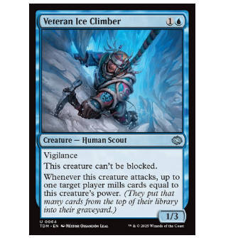 牌客窝 万智牌  攀冰老手 Veteran Ice Climber 银 蓝 闪