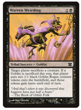 牌客窝 万智牌 繁殖地奥秘  Warren Weirding 铁 黑