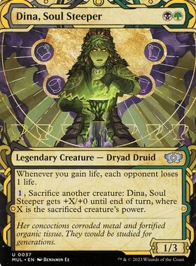 牌客窝 万智牌 浸灵迪娜 Dina. Soul Steeper 银 多色 闪