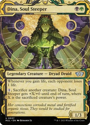 牌客窝 万智牌 浸灵迪娜 Dina. Soul Steeper 银 多色 闪