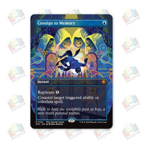 牌客窝 万智牌 托诸记忆 Consign to Memory 秘稀 蓝 闪