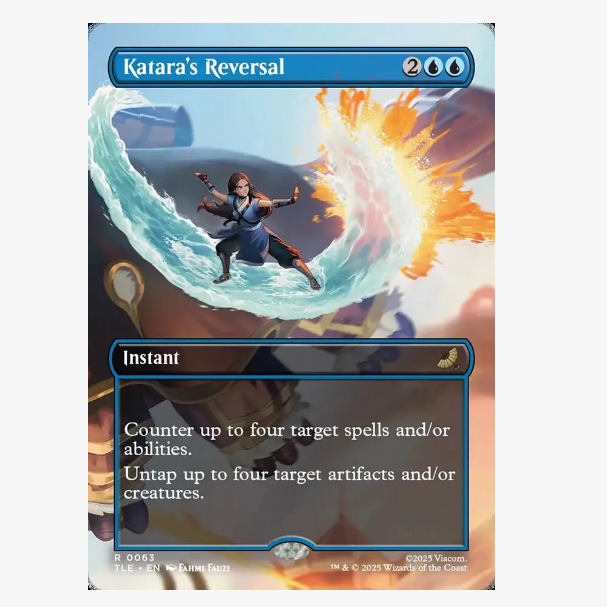 牌客窝 万智牌 卡塔拉的逆转 Katara's Reversal 金 蓝