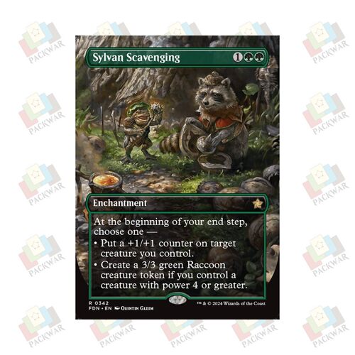 牌客窝 万智牌 森林清还 Sylvan Scavenging 金 绿 闪