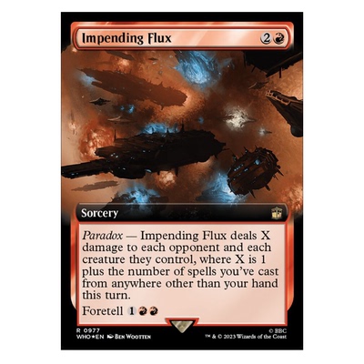 牌客窝 万智牌 湮流临近  Impending Flux  金 红色