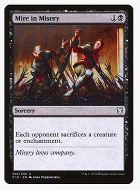 牌客窝 万智牌 悲痛泥沼 Mire in Misery 银 黑