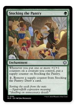 牌客窝 万智牌 储满粮仓 Stocking the Pantry 银 绿色