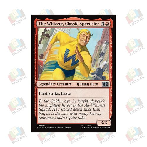 万智牌 古典极速者风速侠 The Whizzer, Classic Speedster 银 红