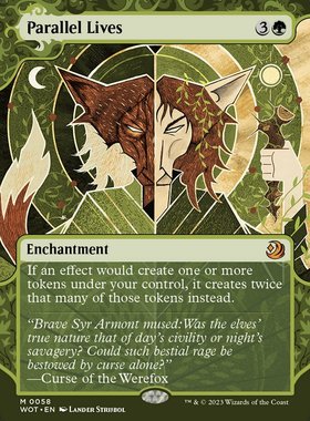 牌客窝 万智牌  平行生命  Parallel Lives  秘稀 绿色