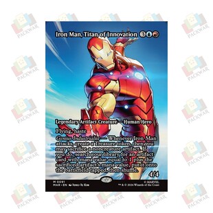万智牌 创新泰坦钢铁侠 Iron Man, Titan of Innovation 秘稀 多