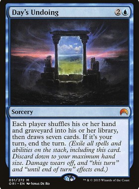 牌客窝 万智牌 重启一日 Day's Undoing 秘稀 蓝色