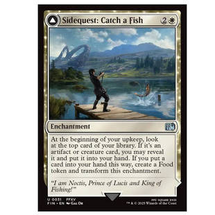 牌客窝 万智牌 支线任务：钓鱼 Sidequest: Catch a Fish 银 白