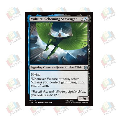 万智牌 机灵劫客秃鹰 Vulture, Scheming Scavenger 银 多色 闪