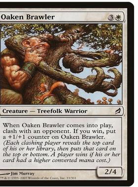 牌客窝 万智牌 橡树喧哗兵 Oaken Brawler 铁 白