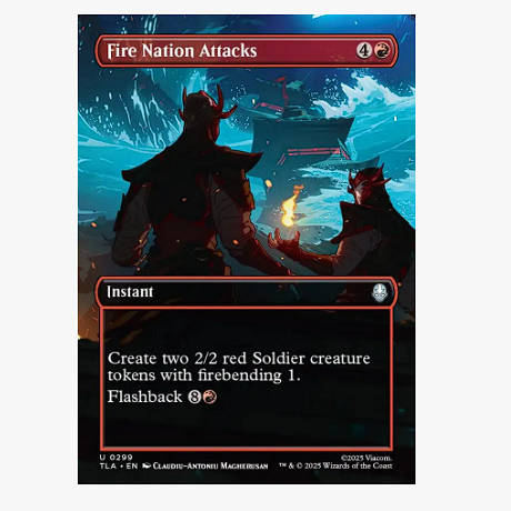 牌客窝 万智牌 烈火国进击 Fire Nation Attacks 银 红 闪