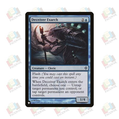 牌客窝 万智牌  欺瞒督教 Deceiver Exarch 银 蓝