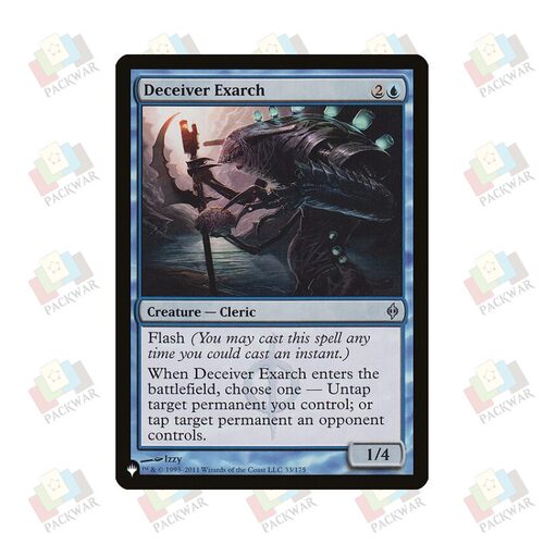 牌客窝 万智牌  欺瞒督教 Deceiver Exarch 银 蓝