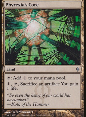 牌客窝 万智牌 非瑞克西亚核心 Phyrexia's Core 银 地