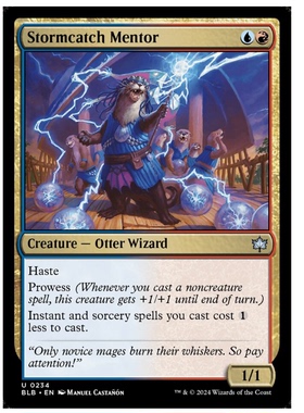 牌客窝 万智牌  捕风导师  Stormcatch Mentor 银 多色 闪