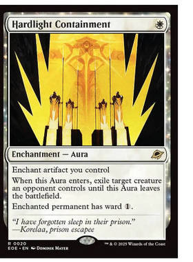 牌客窝 万智牌 光牢禁锢  Hardlight Containment 金 白