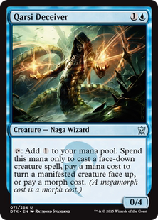 君君的牌客窝 万智牌 鞑契龙王 DTK 银 蓝色 卡尔西欺瞒师 日文