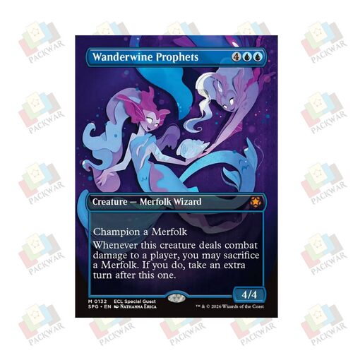 牌客窝 万智牌 漫酿先知 Wanderwine Prophets 秘稀 蓝 闪