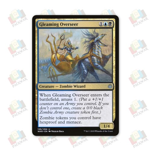 牌客窝 万智牌 金光督军 Gleaming Overseer 银 多色