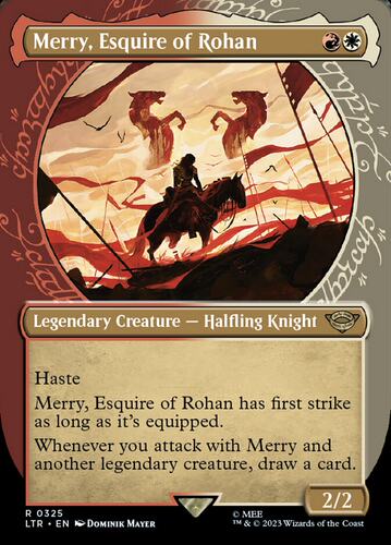 牌客窝 万智牌  洛汗侍从梅里 Mery, Esquire of Rohan 金 多