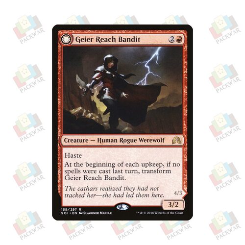 牌客窝 万智牌 基尔山贼 Geier Reach Bandit 金 红 闪