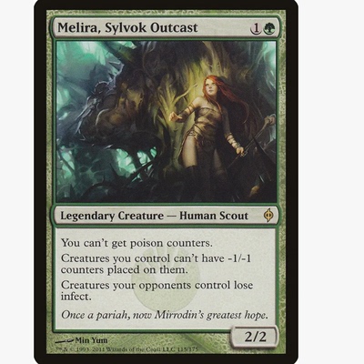 牌客窝 万智牌 希沃克黜人梅梨莱 Melira, Sylvok Outcast 金 绿
