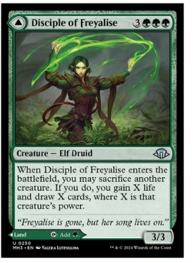 牌客窝 万智牌 妃雅丽兹的信徒 Disciple of Freyalise 银 绿