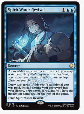 牌客窝 万智牌 灵水复生 Spirit Water Revival 金 蓝色