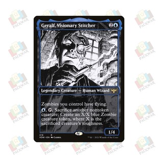万智牌 远见拼接师基拉夫 Geralf, Visionary Stitcher 金 蓝 闪