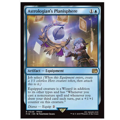 万智牌 占星术士的天球仪  Astrologian's Planisphere 金 蓝