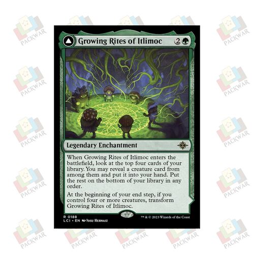 牌客窝 万智牌 伊替莫成长仪式 Growing Rites of Itlimoc 金 绿