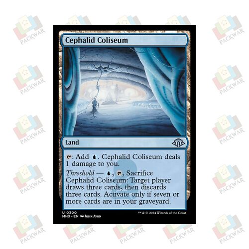 牌客窝 万智牌  章人竞技场  Cephalid Coliseum 银 地 闪